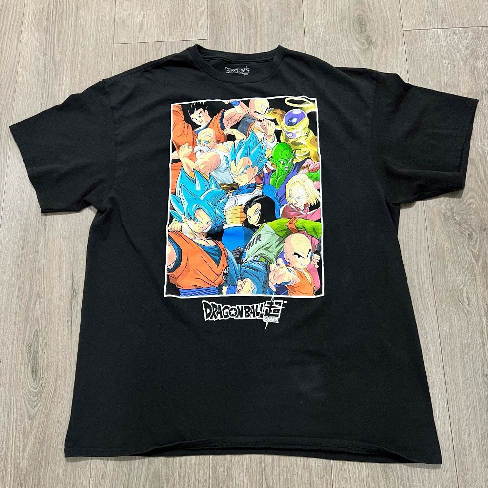 Dragon Ball Z Super Black Graphic T-Shirt Size XL